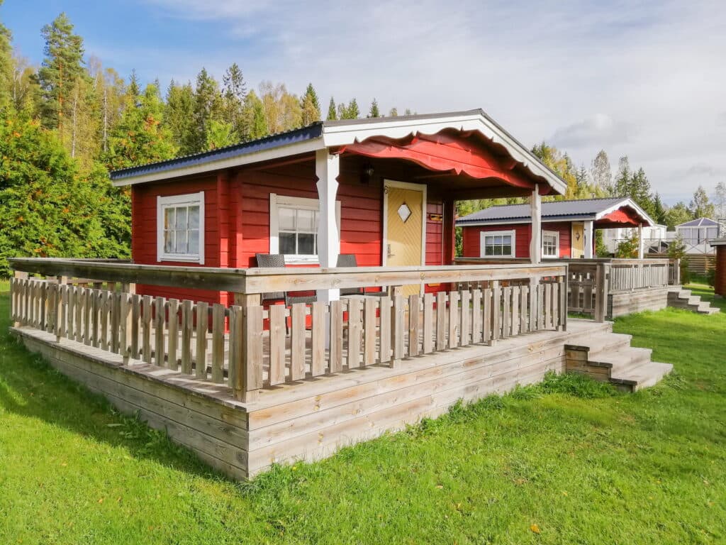 Exteriör för stuga Bytorp på Haganäset.