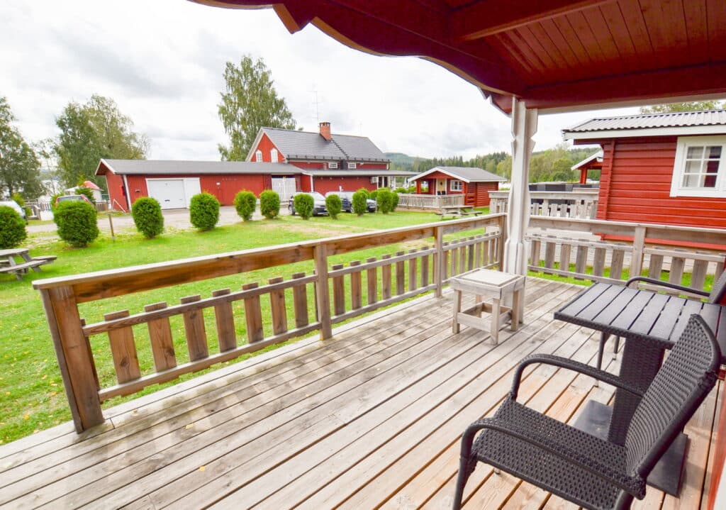 Altan för Charlottatorp - en stuga på Haganäset.