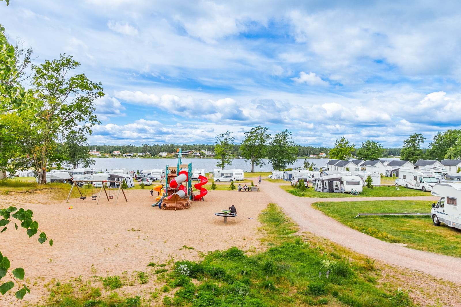 Campingområdet på Herrgårdsliv - Kristinehamn