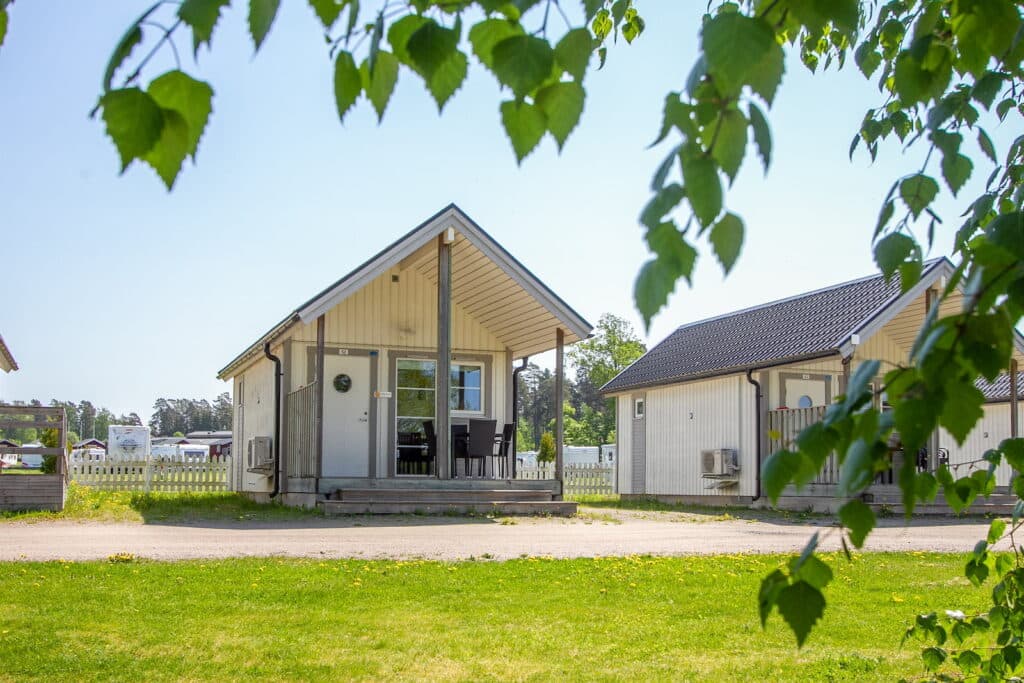 Exteriör för Picazzostuga på Herrgårdsliv i Värmland.