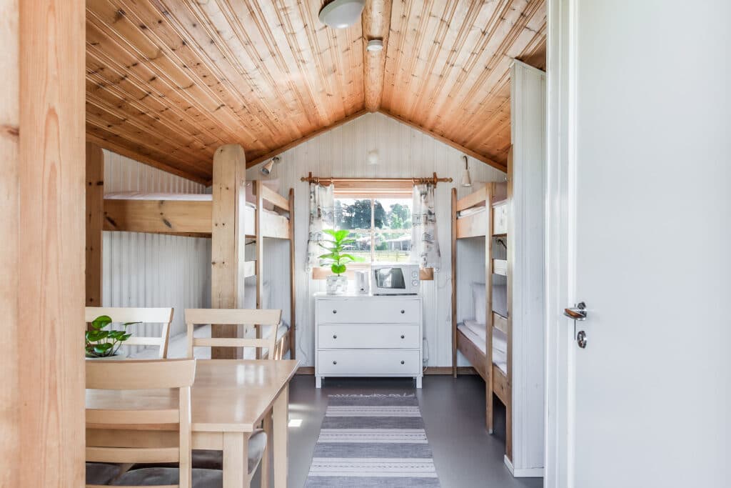 Sovrum för Presterudstuga - en stuga på Herrgårdsliv i Värmland.