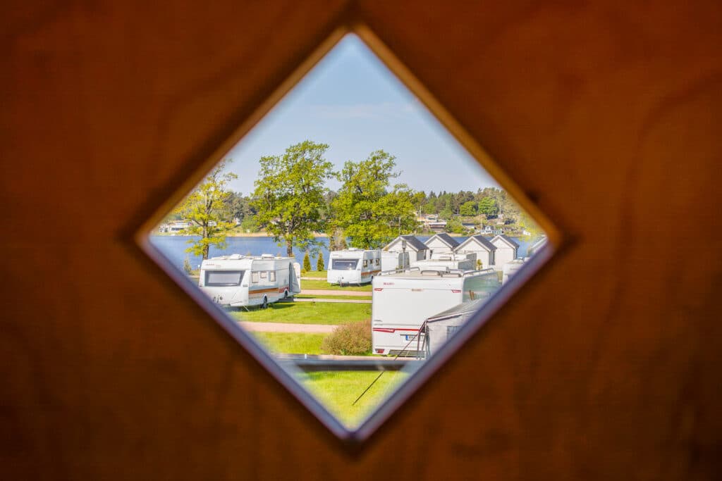 Utsikt för Presterudstuga - en stuga på Herrgårdsliv i Värmland.