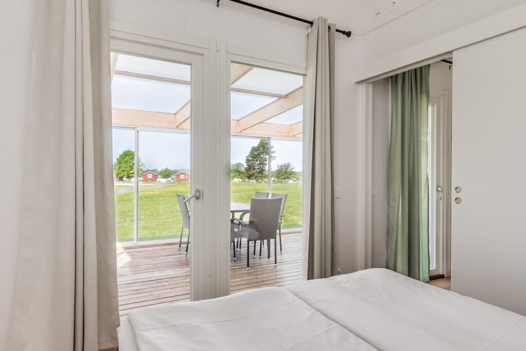 Sovrum för Alléstuga - på Herrgårdsliv i Värmland.