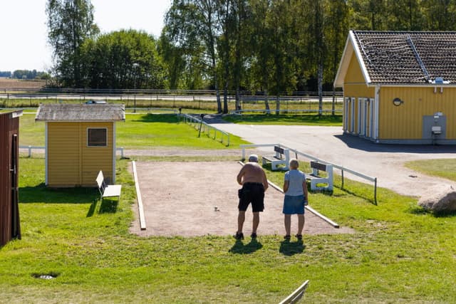 Boule på campingen First Camp Vadstena - Vättern
