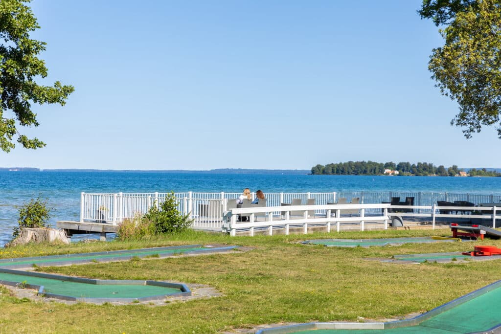 Minigolfbana på campingen First Camp Vadstena - Vättern