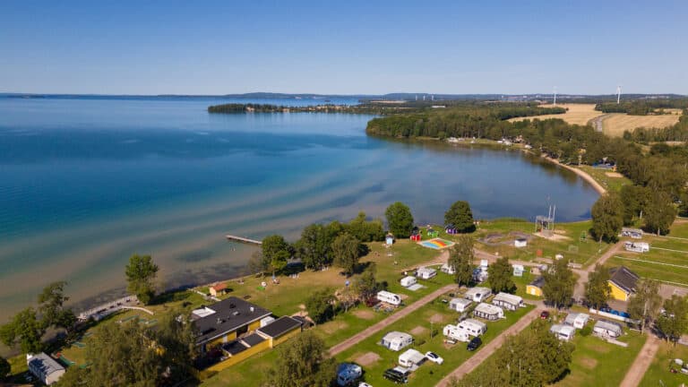 Familjevänlig camping i Vadstena på First Camp Vadstena - Vättern