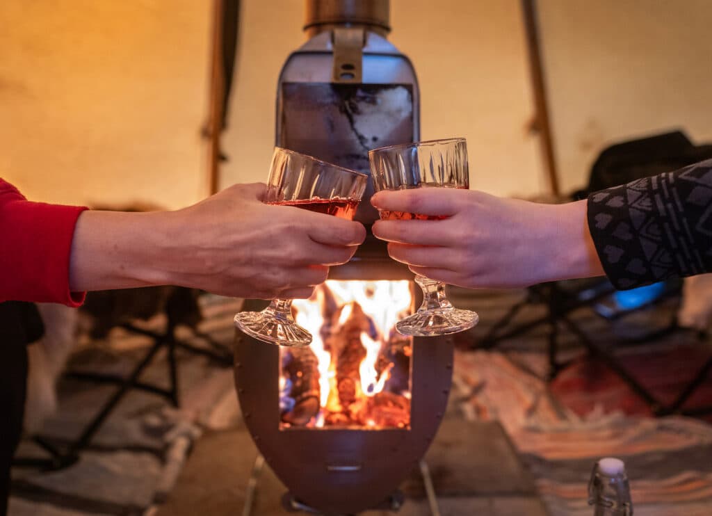 Samisk Rakka Lavvu på First Camp Arcus - Luleå