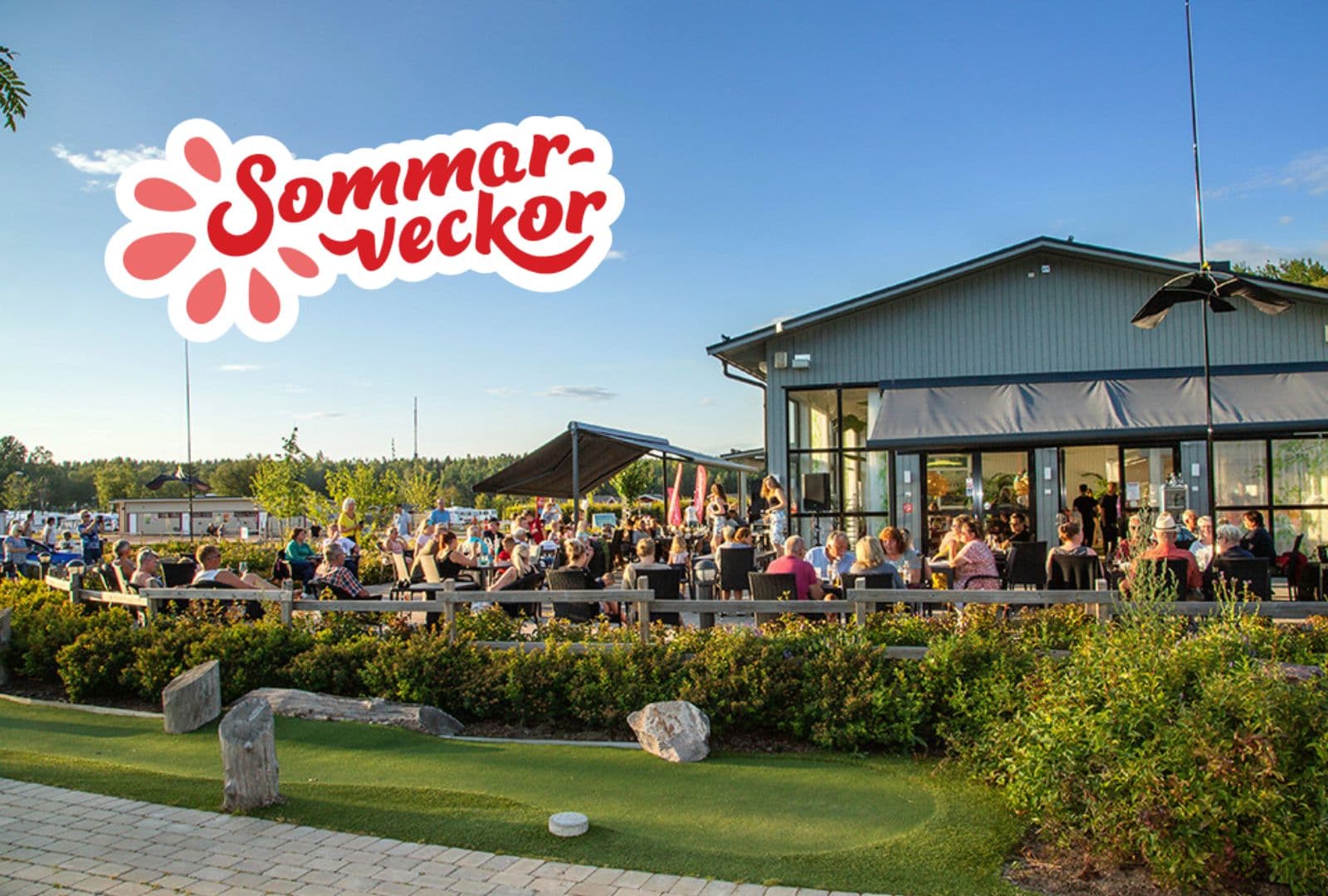 Kvällsunderhållning på 40 destinationer under First Camps Sommarveckor.