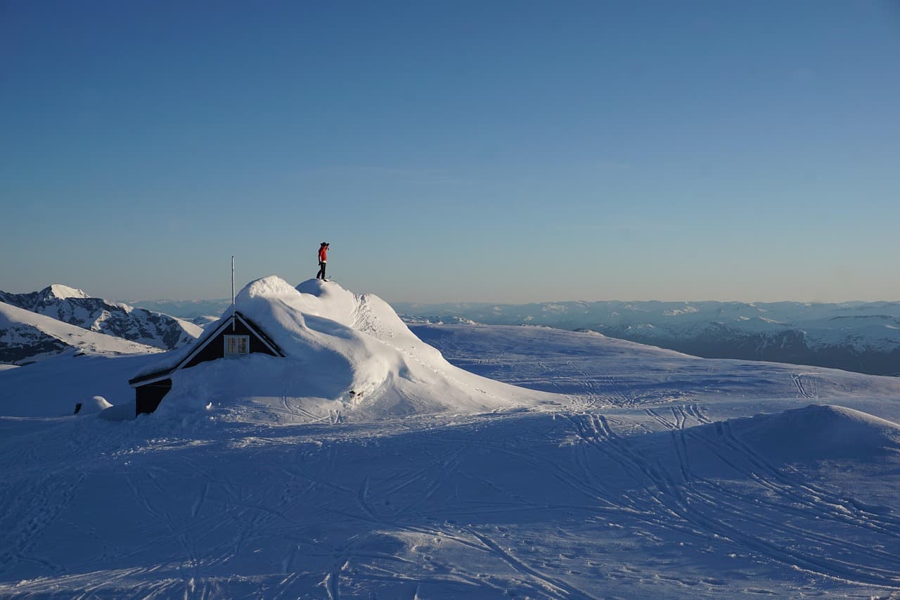 Vinter i Beitostølen.