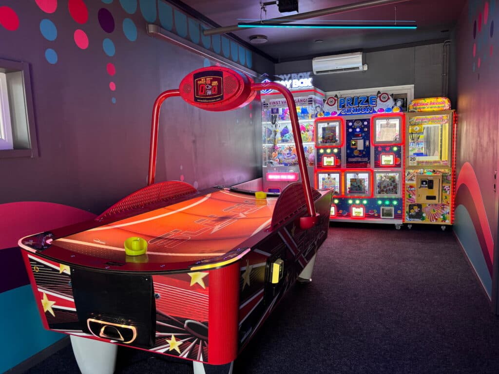 Arkadhall och roliga spel på campingen Råå Vallar - Helsingborg